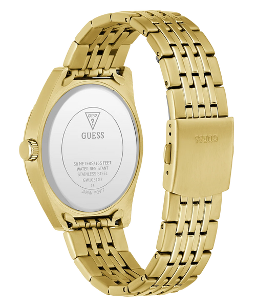 Reloj Guess Hombre Gold Tone Analog GW1051G2
