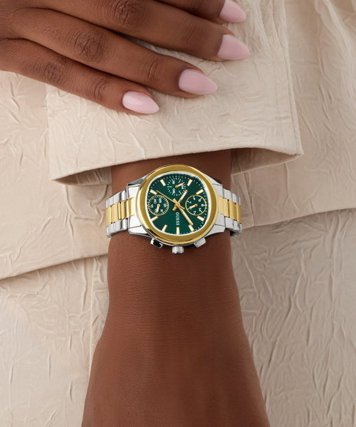 Reloj Guess Mujer Birdie Analógico Bicolor GW1031L6