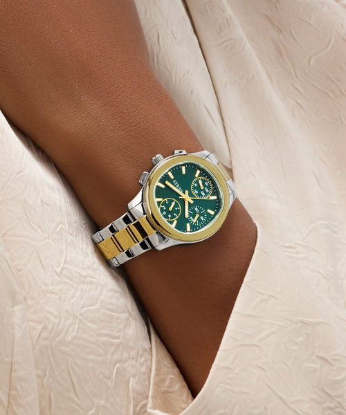 Reloj Guess Mujer Birdie Analógico Bicolor GW1031L6